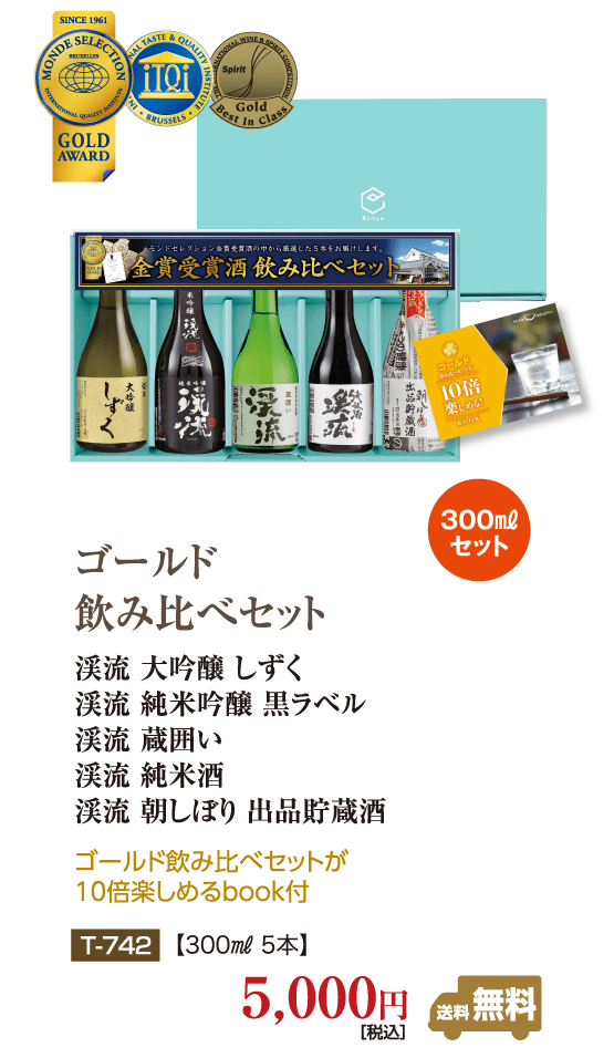 ゴールド飲み比べセット