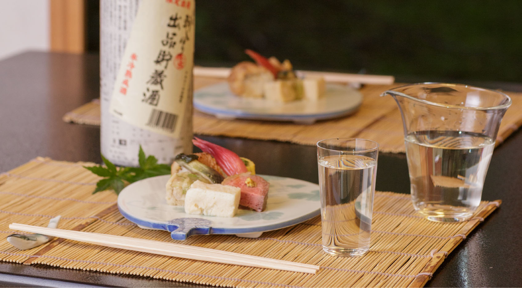 朝しぼり出品貯蔵酒と料理