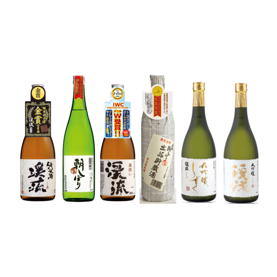 モンドセレクション＆ワインでおいしい日本酒アワードW受賞記念セット<br>720ml（900ml）× 6本